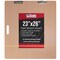 23" x 26" Artist Sketch Tote Board - Lightweight Hardboard Drawing Board with Handle, Clip & Rubber Band for Art, Sketching, Travel, Studio